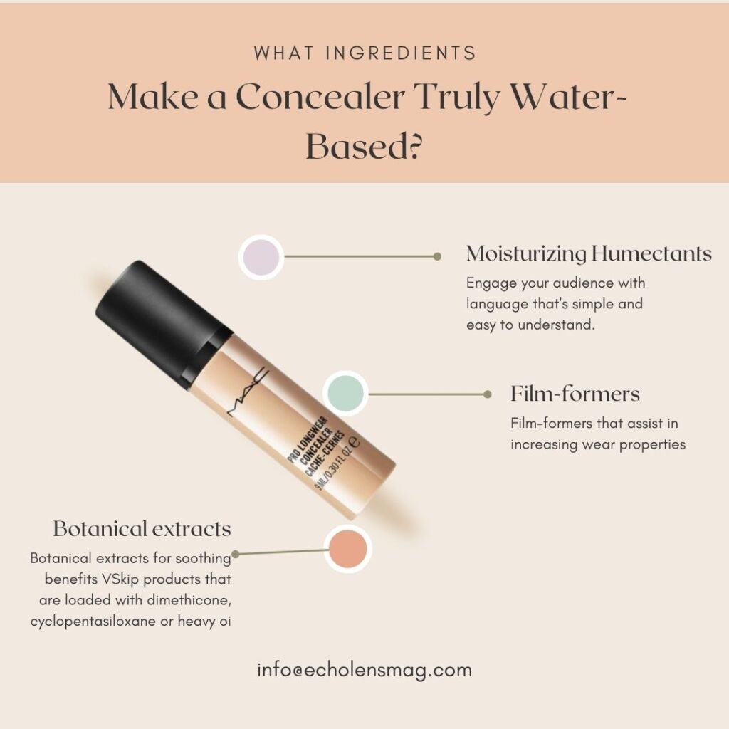 What Ingredients Make a Concealer Truly Water-Based?